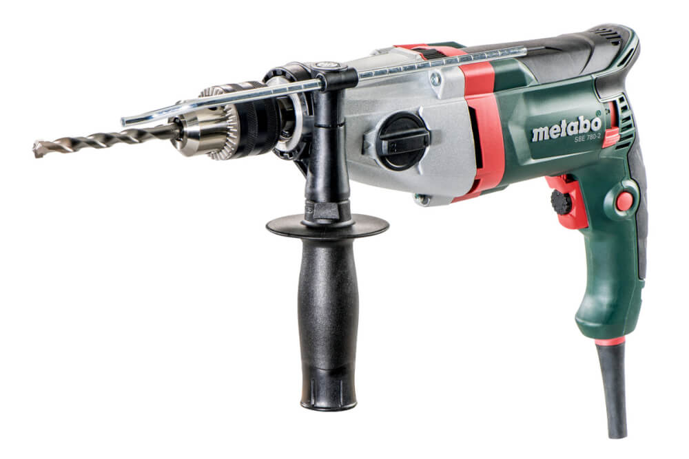 Дрель ударная Metabo SBE 780-2 (600781510) Кейс, Патрон Ключевой