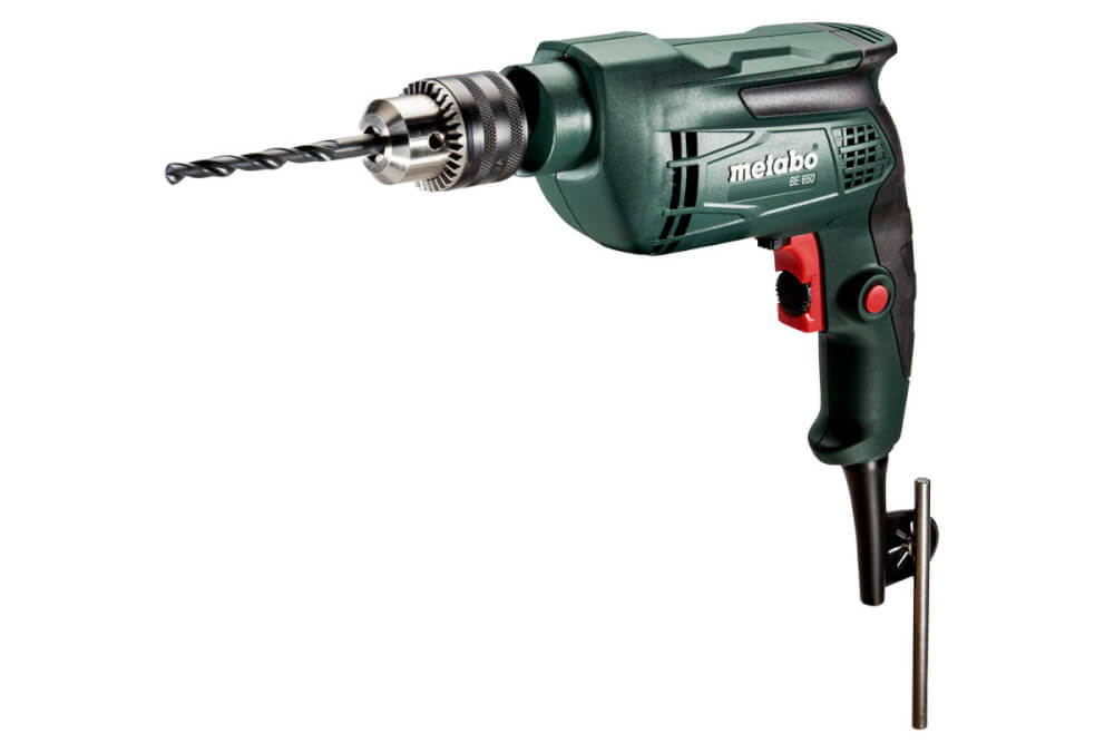 Дрель Metabo ВЕ 650 (600360000) Картон, Ключевой патрон