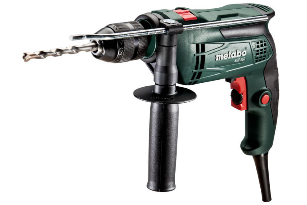 Дрель ударная Metabo SBE 650 (600671850) Картон, Патрон БЗП