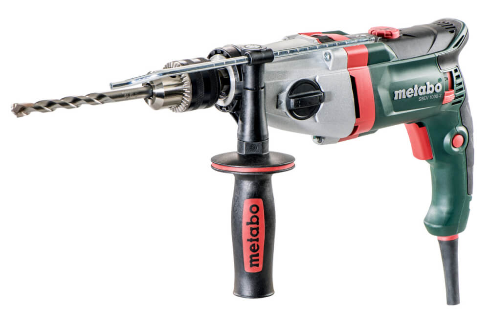 Дрель ударная Metabo SBEV 1000-2 (600783510) Кейс, Патрон ключевой
