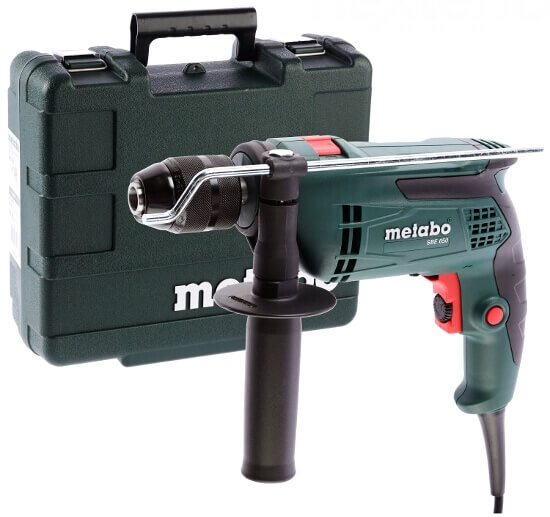 Дрель ударная METABO SBE 650 Impuls (600672500) Кейс
