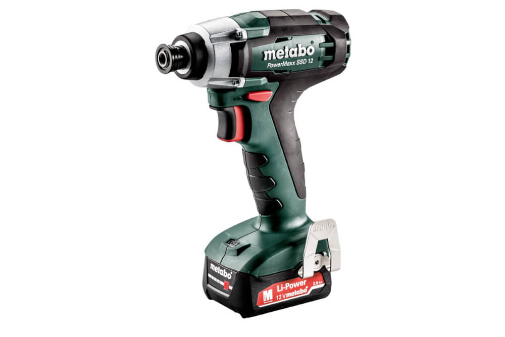 Гайковерт Metabo PowerMaxx SSD 12 (601114500) 115Нм, 12В, 2X2АЧ, КЕЙС