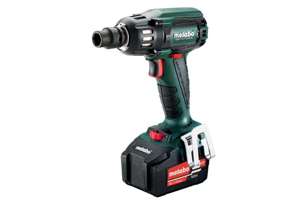 Гайковерт Metabo SSW 18 LTX 400 BL (602205650) 400Нм, 18В, 2X5.2АЧ, КЕЙС