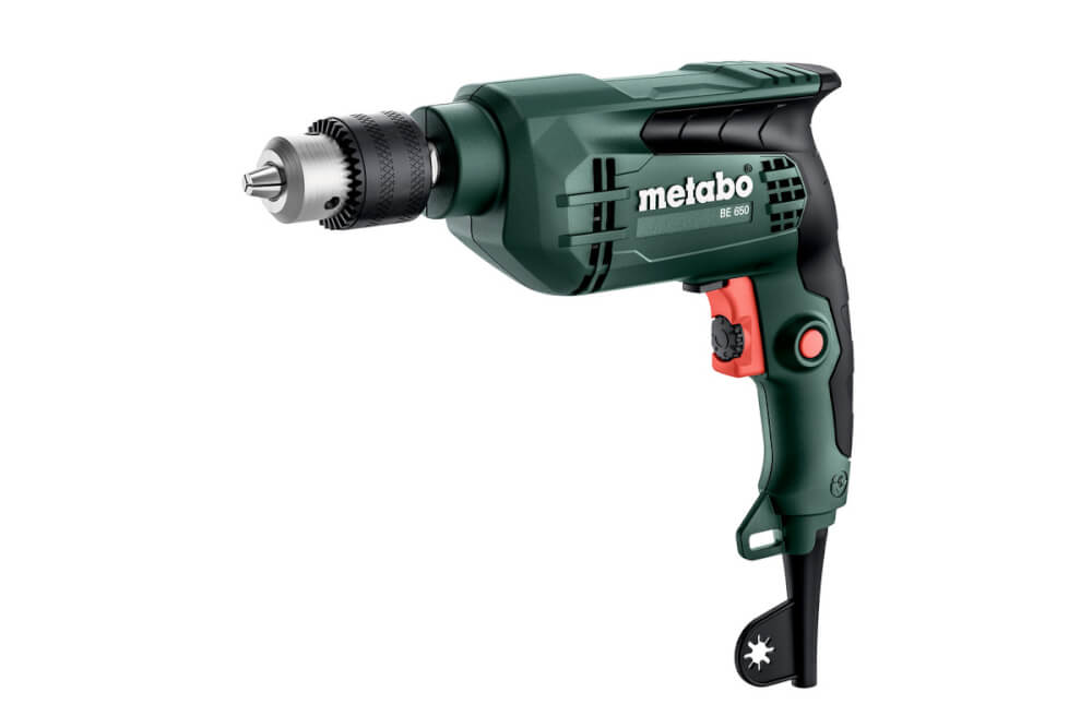 Дрель безударная сетевая Metabo ВЕ650 (600741000) Картон, Ключевой патрон