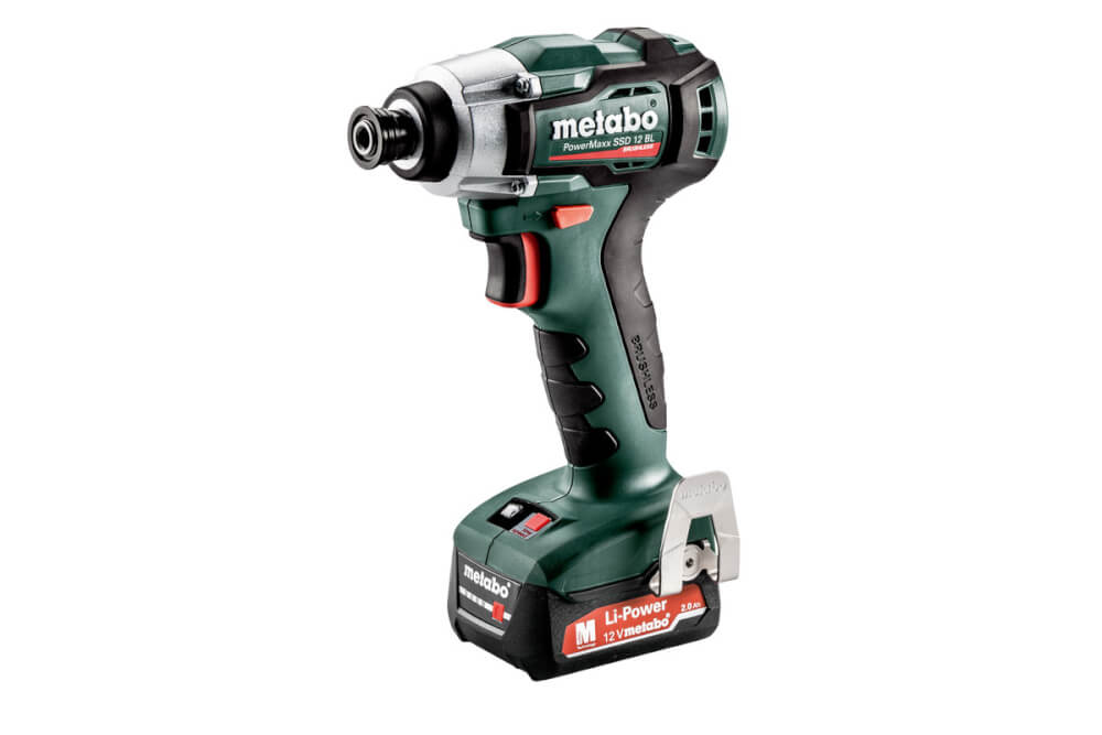 Гайковерт Metabo PowerMaxx SSD 12 BL (601115500) 140Нм, 12В, 2X2АЧ, КЕЙС